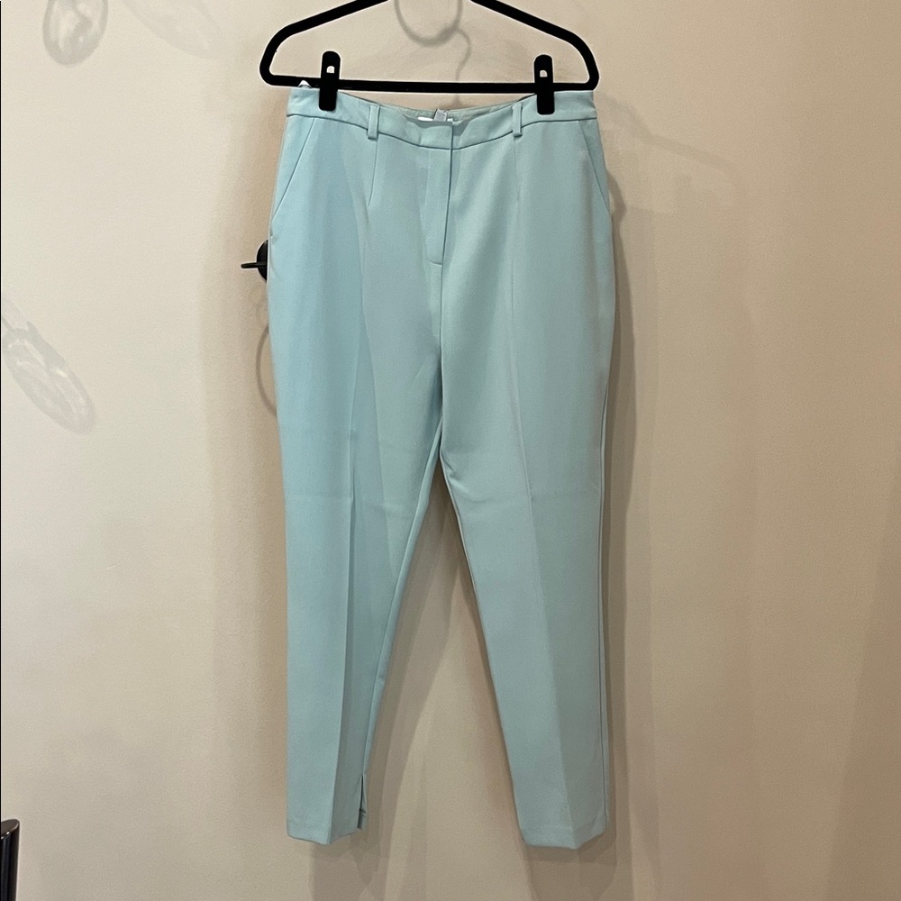 NWT Topshop Mint Green Belted Suit - Blazer & Pants - Picture 5 of 11